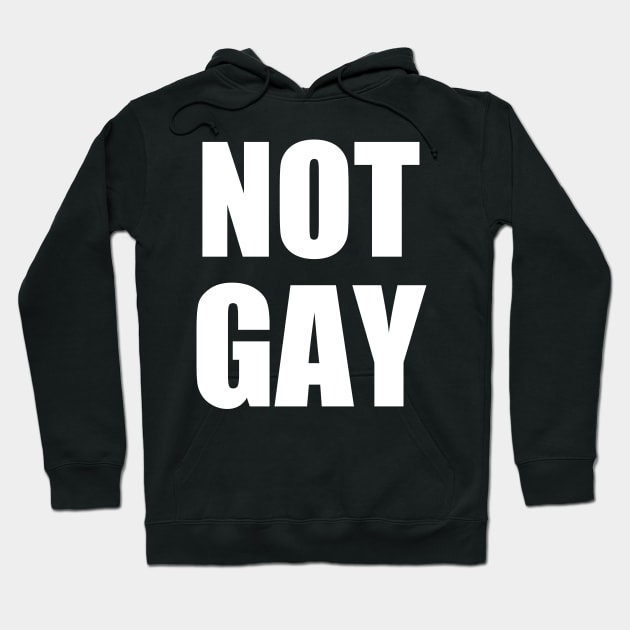 I'm not Gay t shirt | Good gift for a friend does not support gay Hoodie by Captainstore